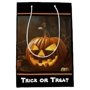 Big Pumpkin Halloween Collection Mittlere Geschenktüte