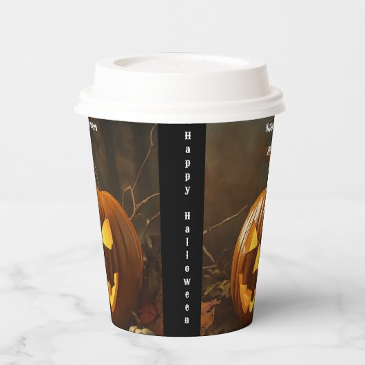 Big Pumpkin Halloween Collection Pappbecher (Links)