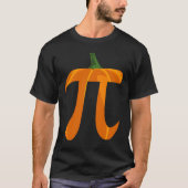 Big Pumpkin Pi Funny Geek Math Pun T-Shirt (Vorderseite)