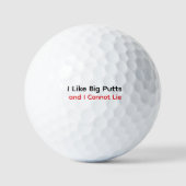Big Putts - Custom Golf Ball mit Puppe (Vorderseite)