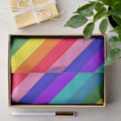 Big Rainbow Diagonal Striptepapier Seidenpapier (Geschenk)