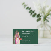 Big Rainbow Foreut Fly Fisherman Visitenkarte (Stehend Vorderseite)