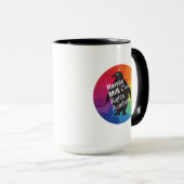 Big Rainbow Pinguin-Tasse Tasse (VorderseiteRechts)
