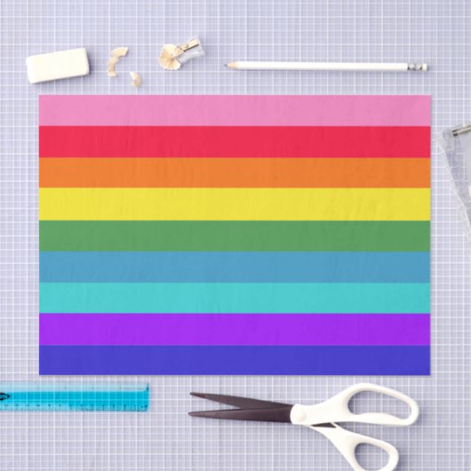 Big Rainbow Striptepapier Seidenpapier (Handwerk)