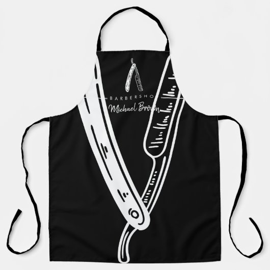 Big Razor Barber Schürze (Vorderseite)