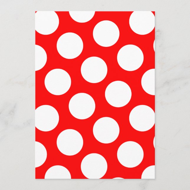 Big Red and White Polka Dots (Vorderseite)