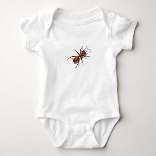 Big Red Ant Baby Strampler (Vorderseite)
