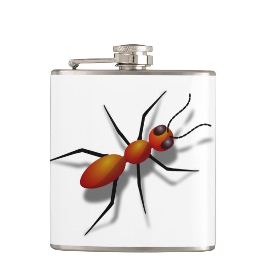 Big Red Ant Flachmann (Vorderseite)