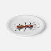 Big Red Ant Pappteller (Schrägansicht)