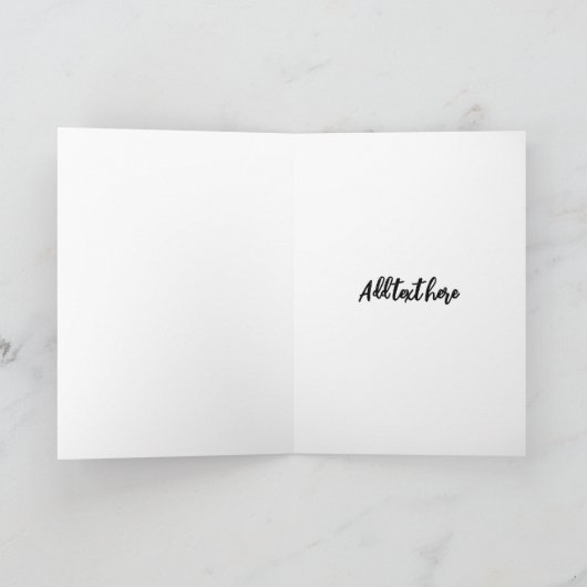 Big RED Apfel benötigt eine große Herz Lehrer Kart Dankeskarte (Innenseite)