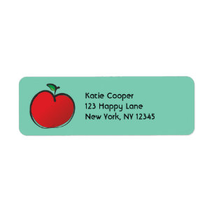 Big Red Apple Zeichnend
