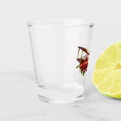 Big Red Bi-Flugzeug Schnapsglas (Links)