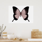 Big Red & Black Butterfly Poster (Küche)