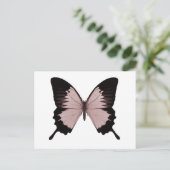 Big Red & Black Butterfly Postkarte (Stehend Vorderseite)
