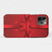 Big Red Bow Weihnachtsgeschenk Case-Mate iPhone Hülle (Rückseite (Horizontal))
