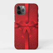 Big Red Bow Weihnachtsgeschenk Case-Mate iPhone Hülle (Rückseite)