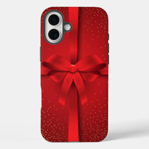 Big Red Bow Weihnachtsgeschenk iPhone 16 Plus Hülle