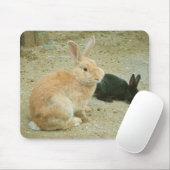 Big Red Bunny Mousepad (Mit Mouse)