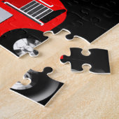 Big Red Bus Niedliche Personalisierte Kinder Puzzle (Seite)