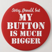 Big Red Button sarcasm - anpassbar (Vorderseite)