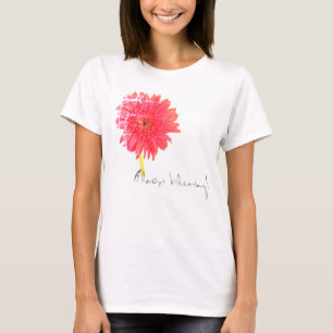 Big Red Chrysanthemum immer blühende T - Shirt Top
