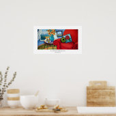 Big Red Cosy Chair Poster (Küche)