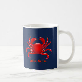 Big Red Crab zurück zur Schule Dorm Essentials Kaffeetasse