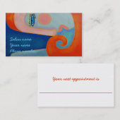 Big Red Curl Terminkarte (Vorne/Hinten)