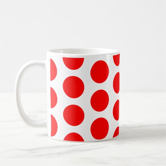 Big Red Dots Kaffeetasse (Links)