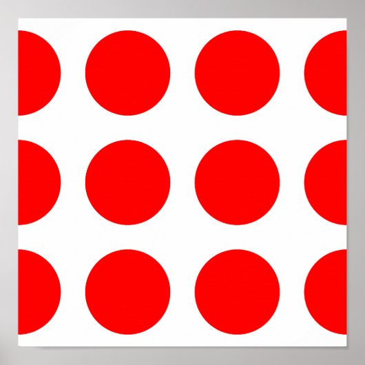 Big Red Dots Poster (Vorne)