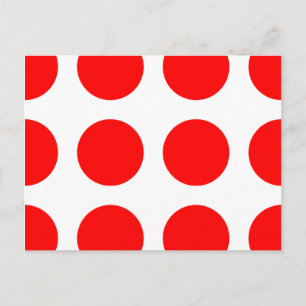Big Red Dots Postkarte
