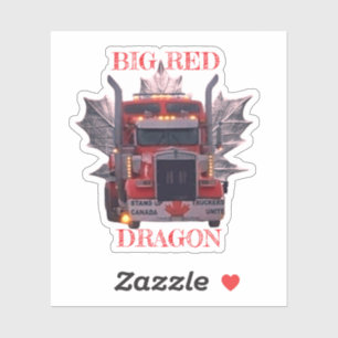 BIG RED DRAGON AUFKLEBER
