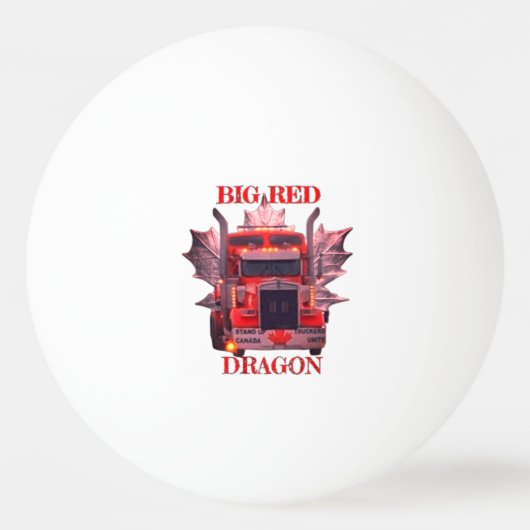 BIG RED DRAGON TISCHTENNISBALL (Vorderseite)