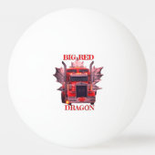 BIG RED DRAGON TISCHTENNISBALL (Rückseite)