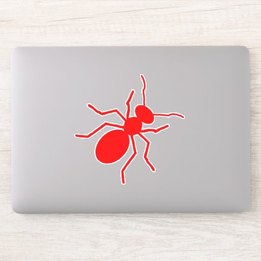 Big Red Fire Ants Crawling Aufkleber (Computer)