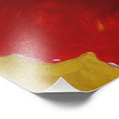 Big Red Floral Poster (Ecke)