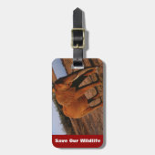 Big Red Gepäckanhänger (Vorderseite vertikal)