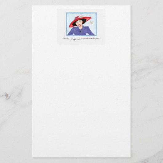 Big Red Hat Stationery Briefpapier (Vorderseite)