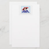 Big Red Hat Stationery Briefpapier (Vorne/Hinten)
