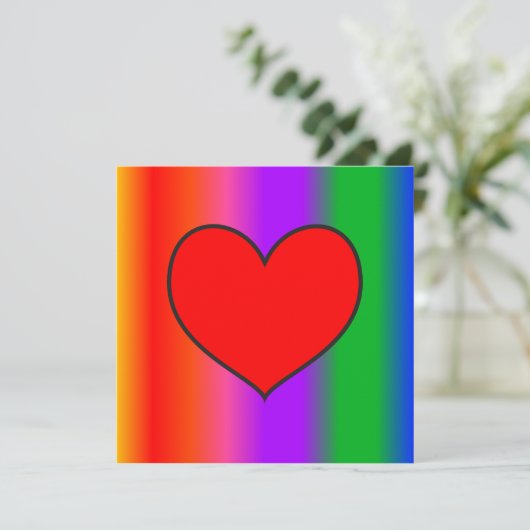 Big Red Heart (Stehend Vorderseite)