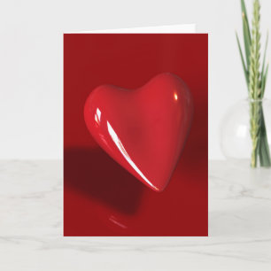 Big Red Heart Card Karte