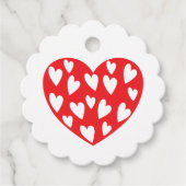 Big Red Heart Geschenkanhänger (Vorderseite)