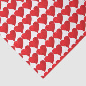 Big Red Heart, Liebe, White Valentine Tagesgeschen Seidenpapier (Detail)