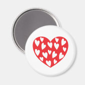 Big Red Heart Magnet (Vorderseite/Rückseite)