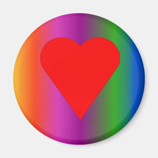 Big Red Heart Magnet (Vorne)