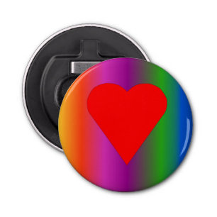 Big Red Heart Magnet Flaschenöffner