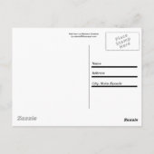 Big Red Heart Postkarte (Rückseite)