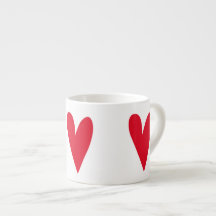 Big Red Hearts Pattern - Romantisch
