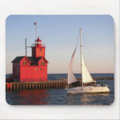 Big Red Holland Leuchtturm Mousepad (Vorne)