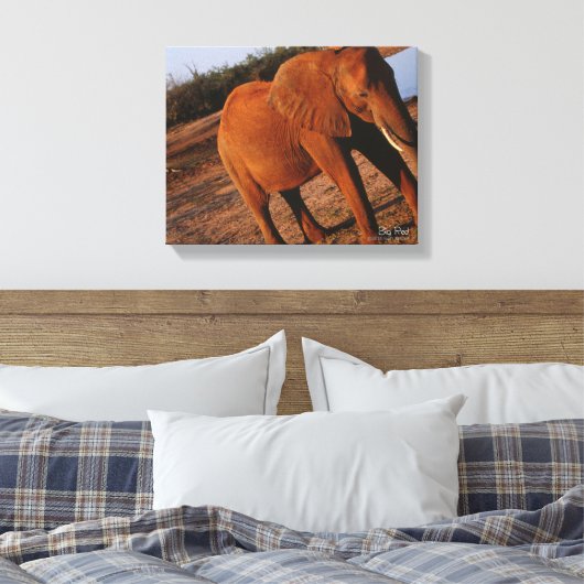 Big Red Leinwanddruck (Insitu (Schlafzimmer))